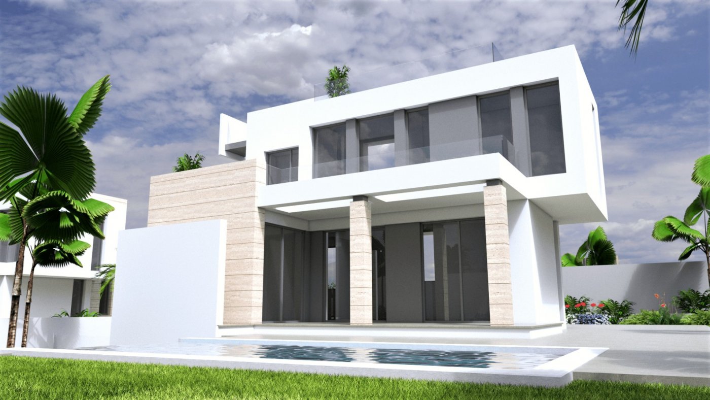 Xavia listing rendering of a new-build villa in Torrevieja