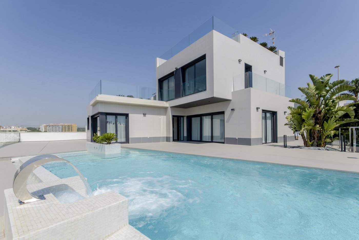 New Construction Villas 250 M from the Beach in Campoamor — Orihuela Costa