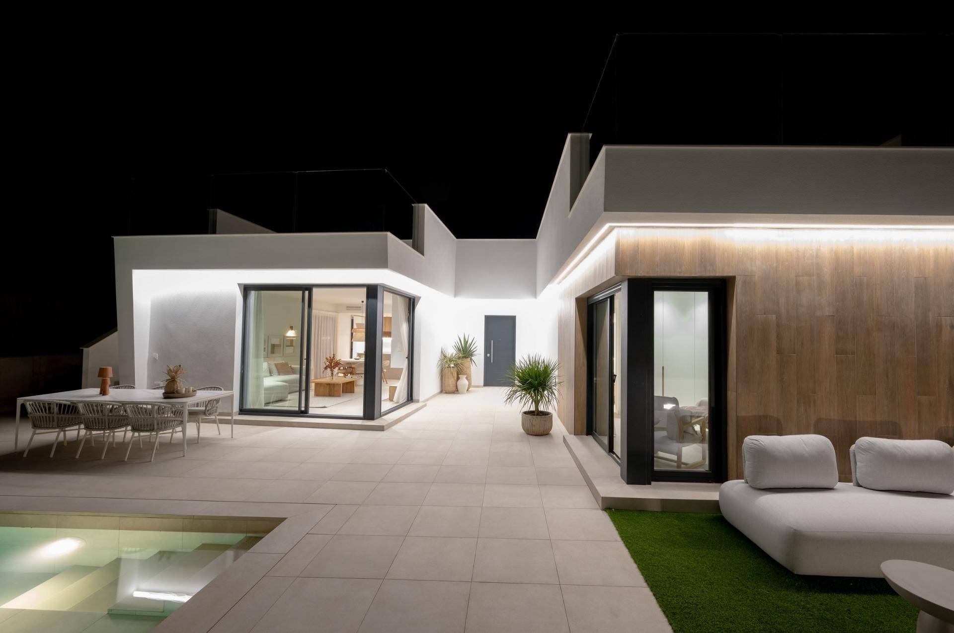 Villas De Obra Nueva De Una Sola Planta En Campo De Golf Altaona, Murcia — photograph 4