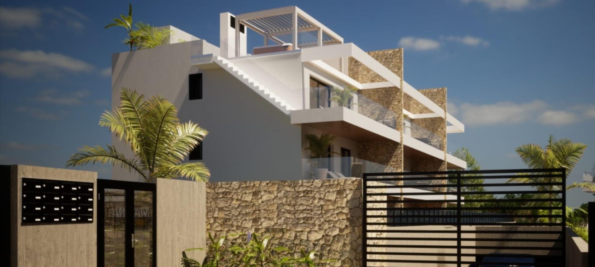 New Build Residential Complex with the Sea View in Finestrat — Finestrat