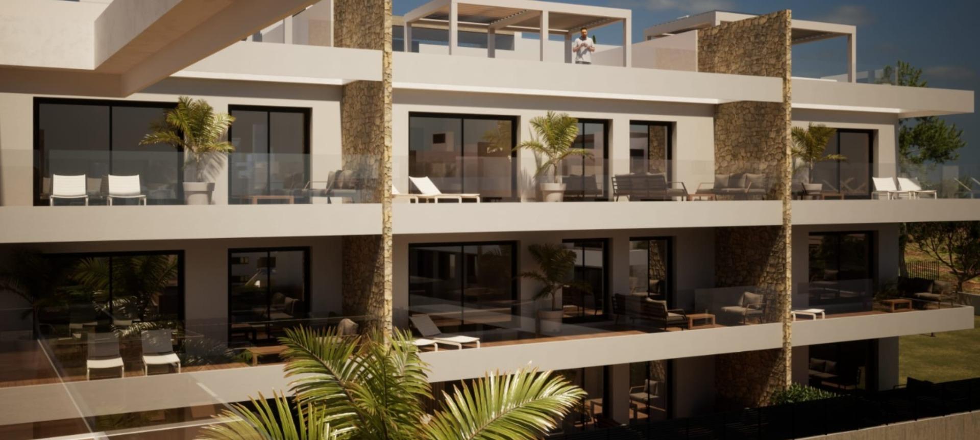 New Build Residential Complex with the Sea View in Finestrat — Finestrat