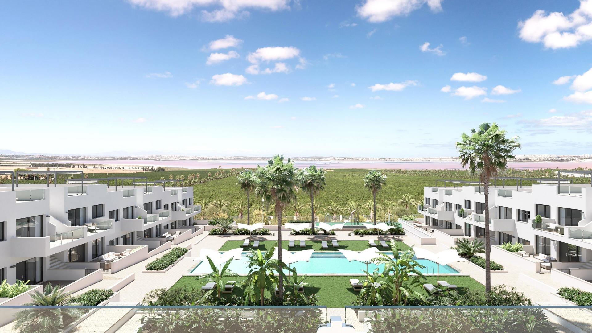 New Build Residential of Bungalow Apartments in Los Balcones — Torrevieja