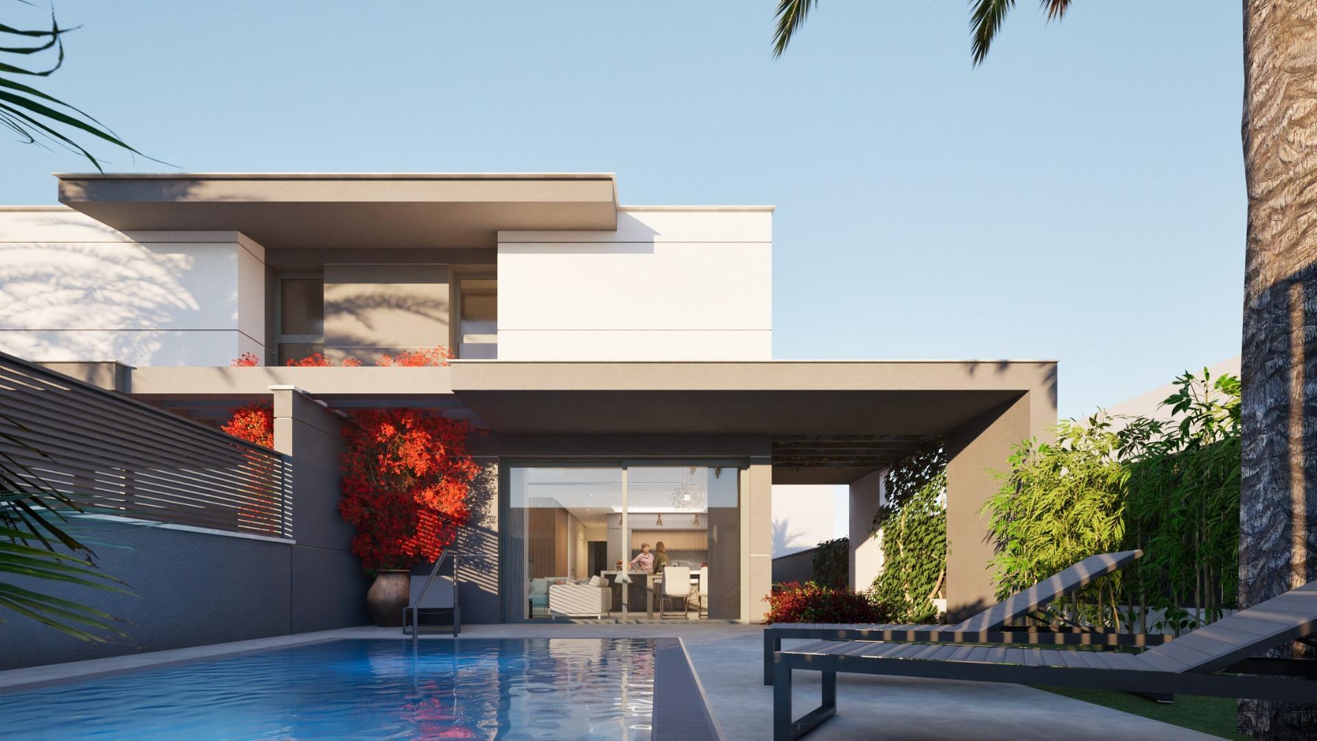 New Build Semi-Detached Villas in Los Nietos, La Manga Mar Menor — photograph 2