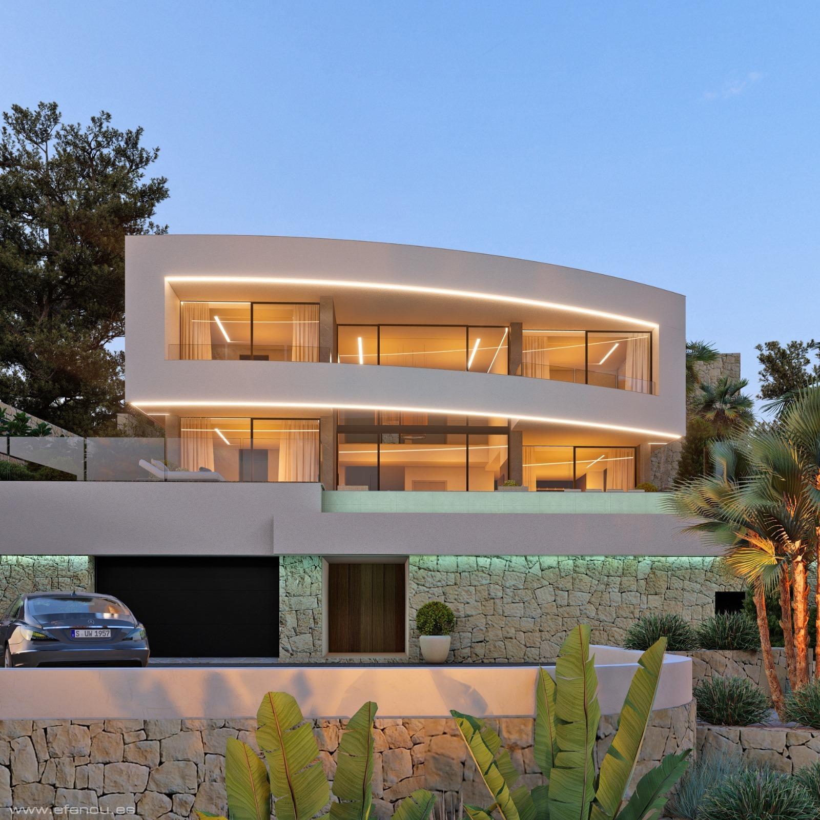 Luksuriøs villa med havudsigt i Calpe - moderne elegance med fantastisk udsigt — photograph 2