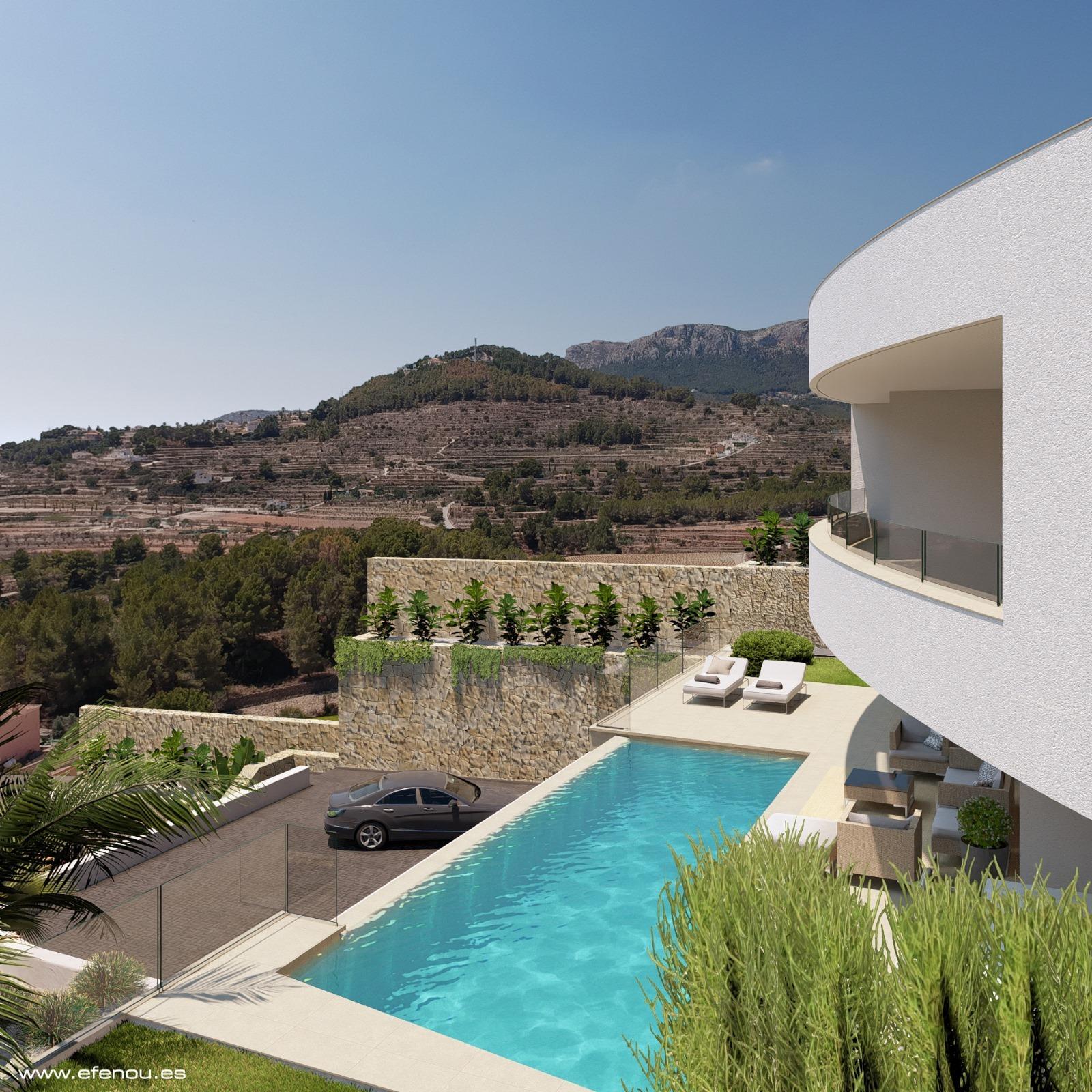 Luksuriøs villa med havudsigt i Calpe - moderne elegance med fantastisk udsigt — photograph 3