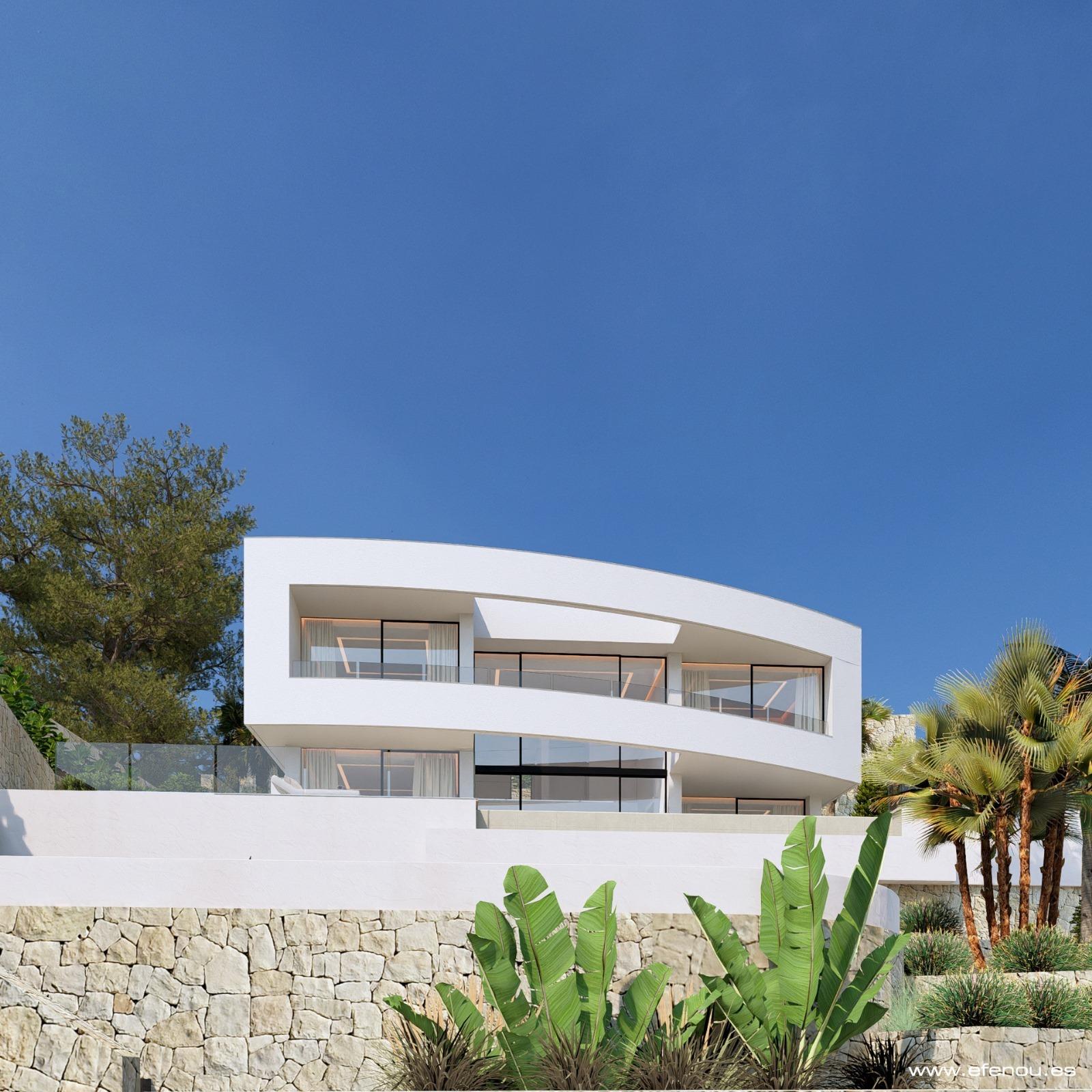 Luksuriøs villa med havudsigt i Calpe - moderne elegance med fantastisk udsigt — photograph 5