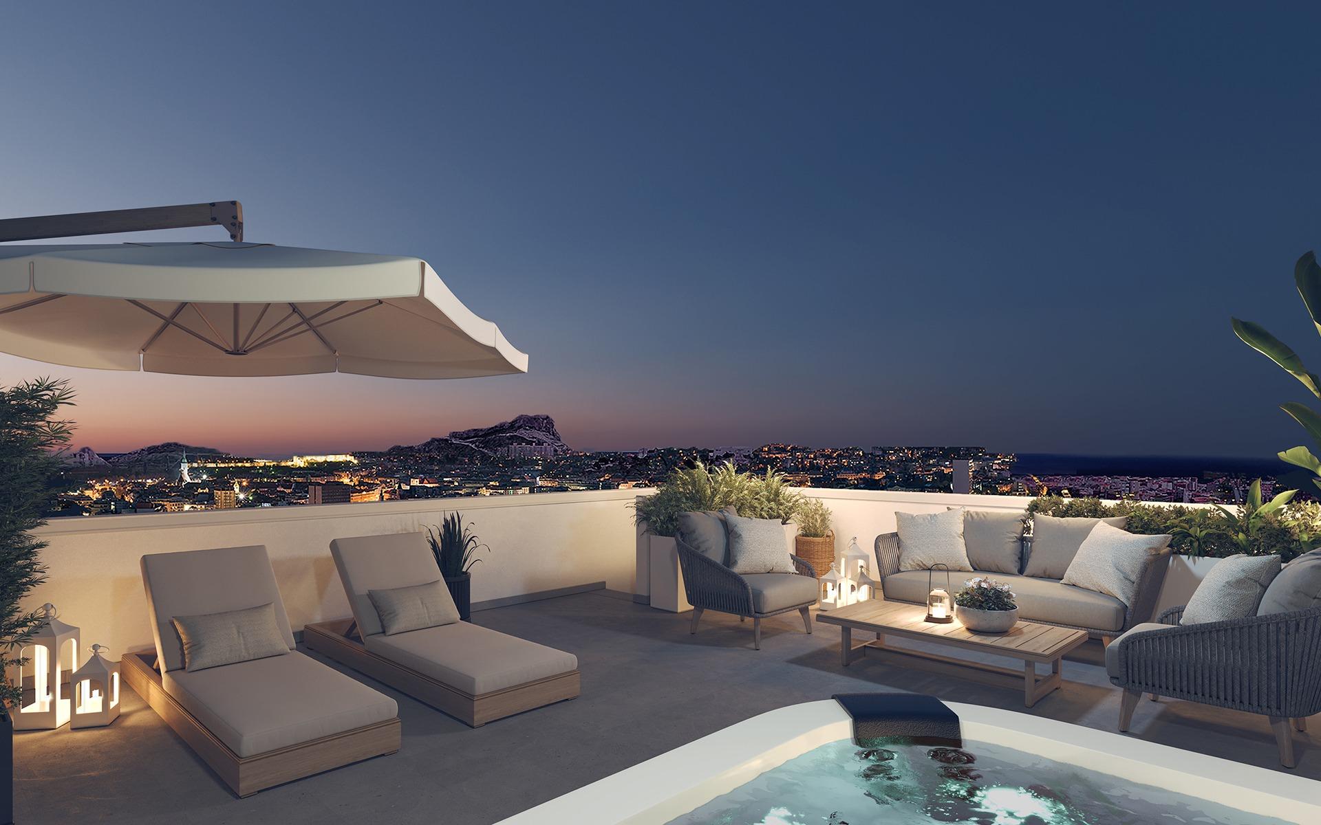 Residencial de nueva construcción en San Agustín, Alicante, con impresionantes vistas a la ciudad — photograph 2
