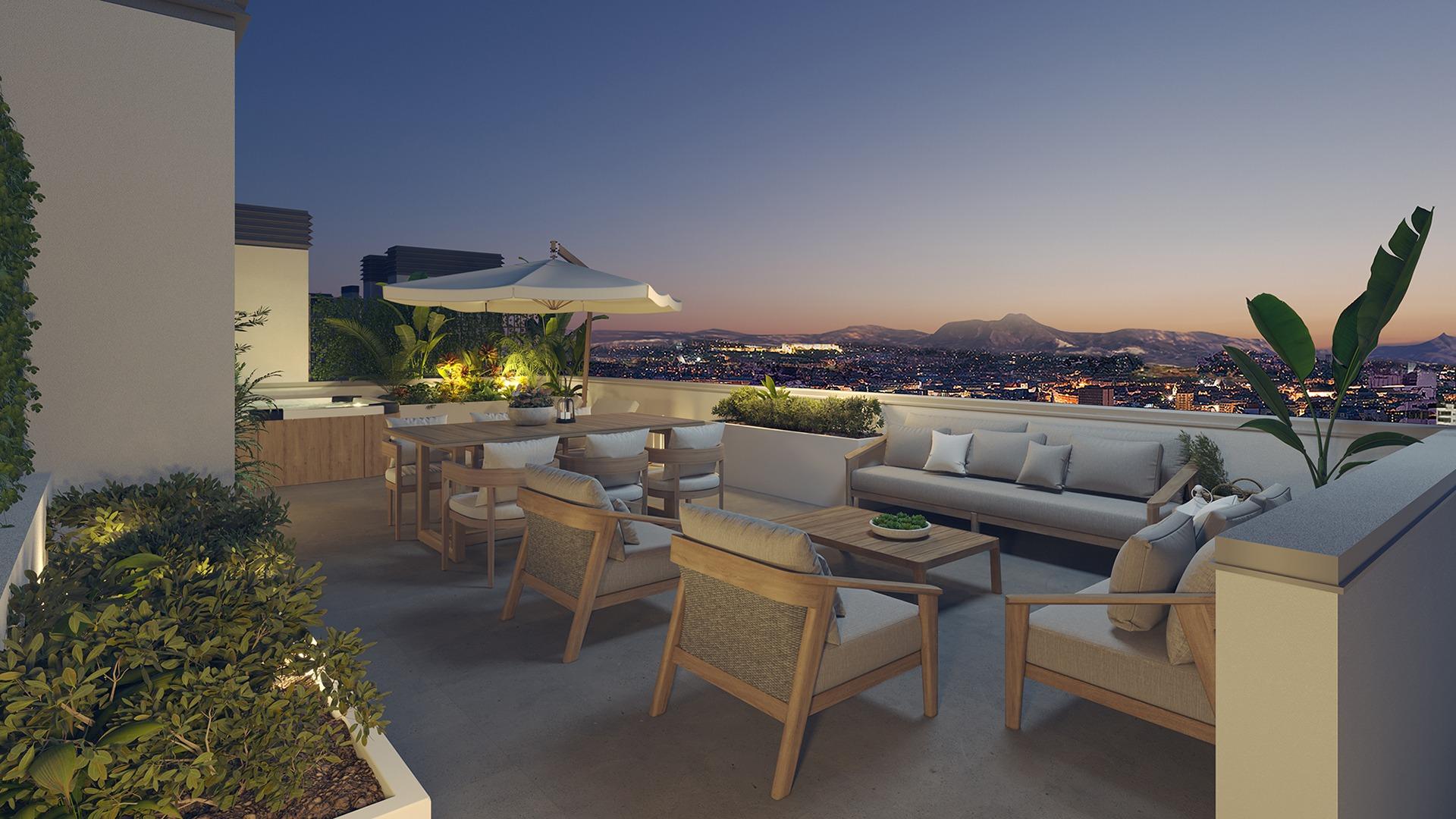 Residencial de nueva construcción en San Agustín, Alicante, con impresionantes vistas a la ciudad — photograph 5