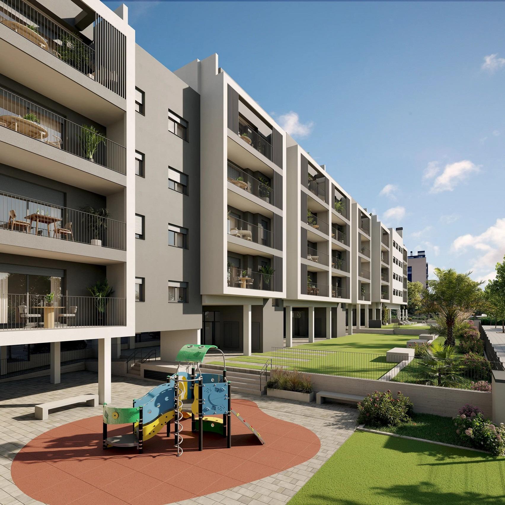 Neu gebaute Wohnanlage in Alicante, mit freiem Blick auf die Stadt. — photograph 4