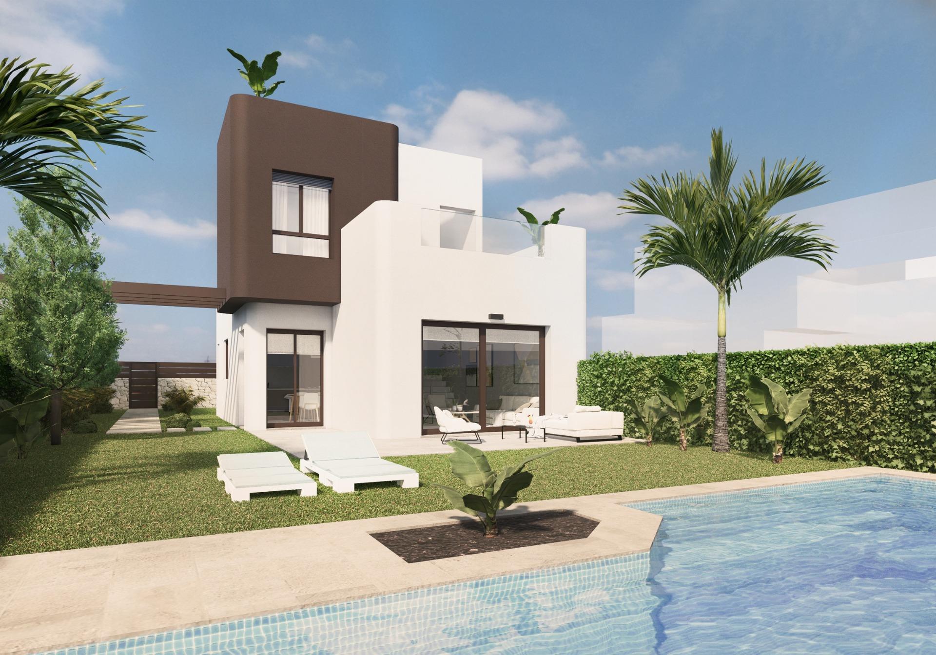 New Construction Villas on the Frontline of Lo Romero Golf — Pilar de La Horadada