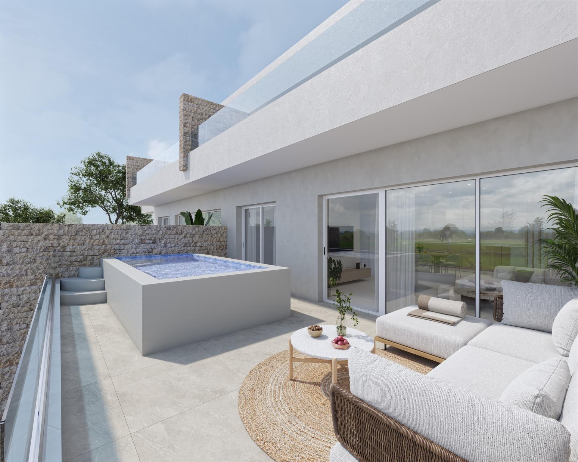 New build homes in Pilar de la Horadada with private pool — Pilar de La Horadada
