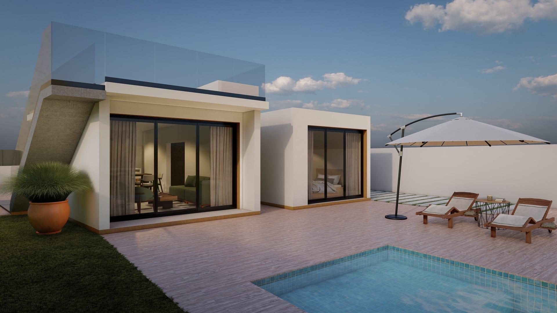 Ibizan-Style Villa in a Tranquil Spanish Village — Fortuna