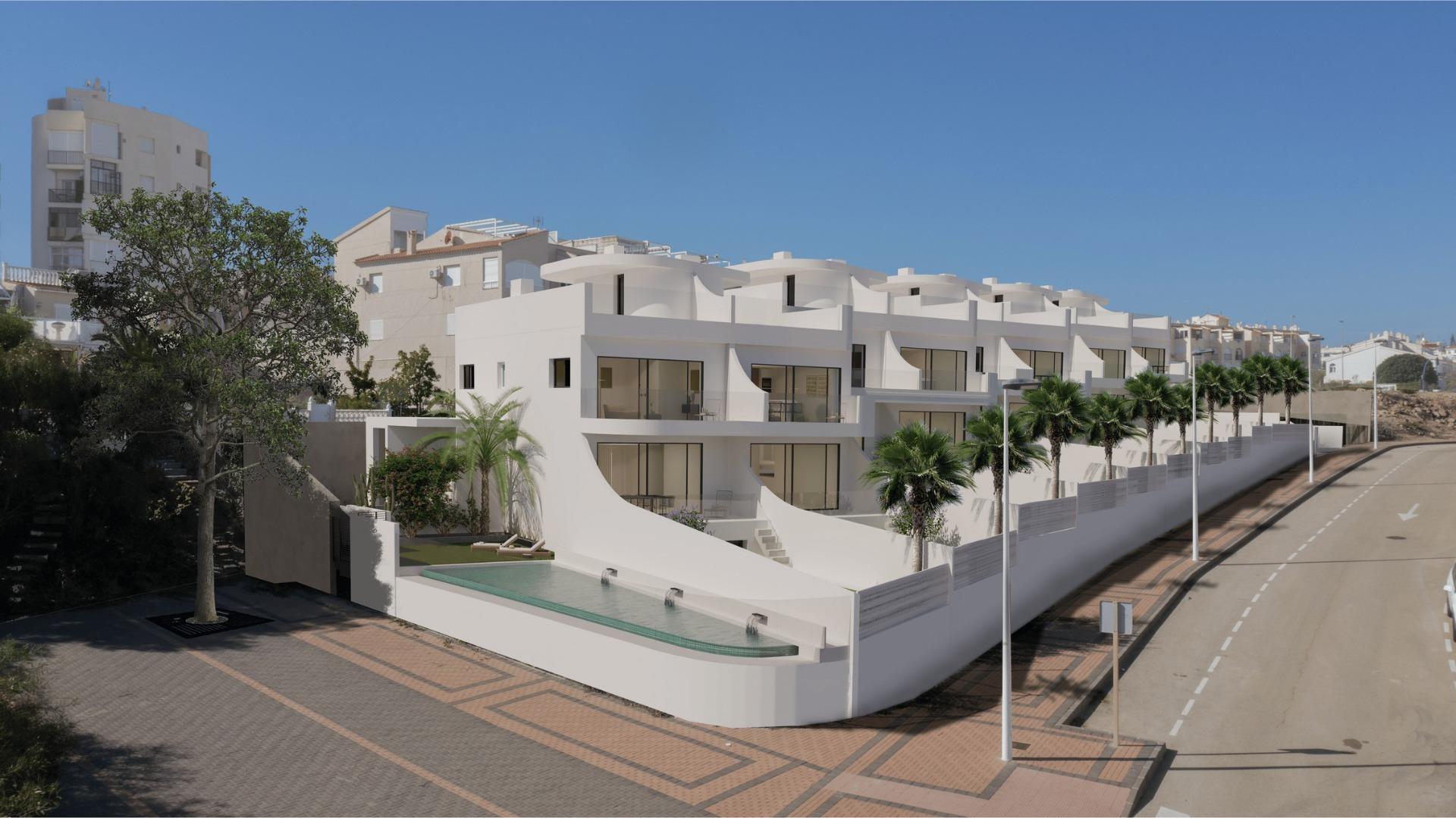 Nybygde bungalower med havutsikt i La Mata, Torrevieja — photograph 4
