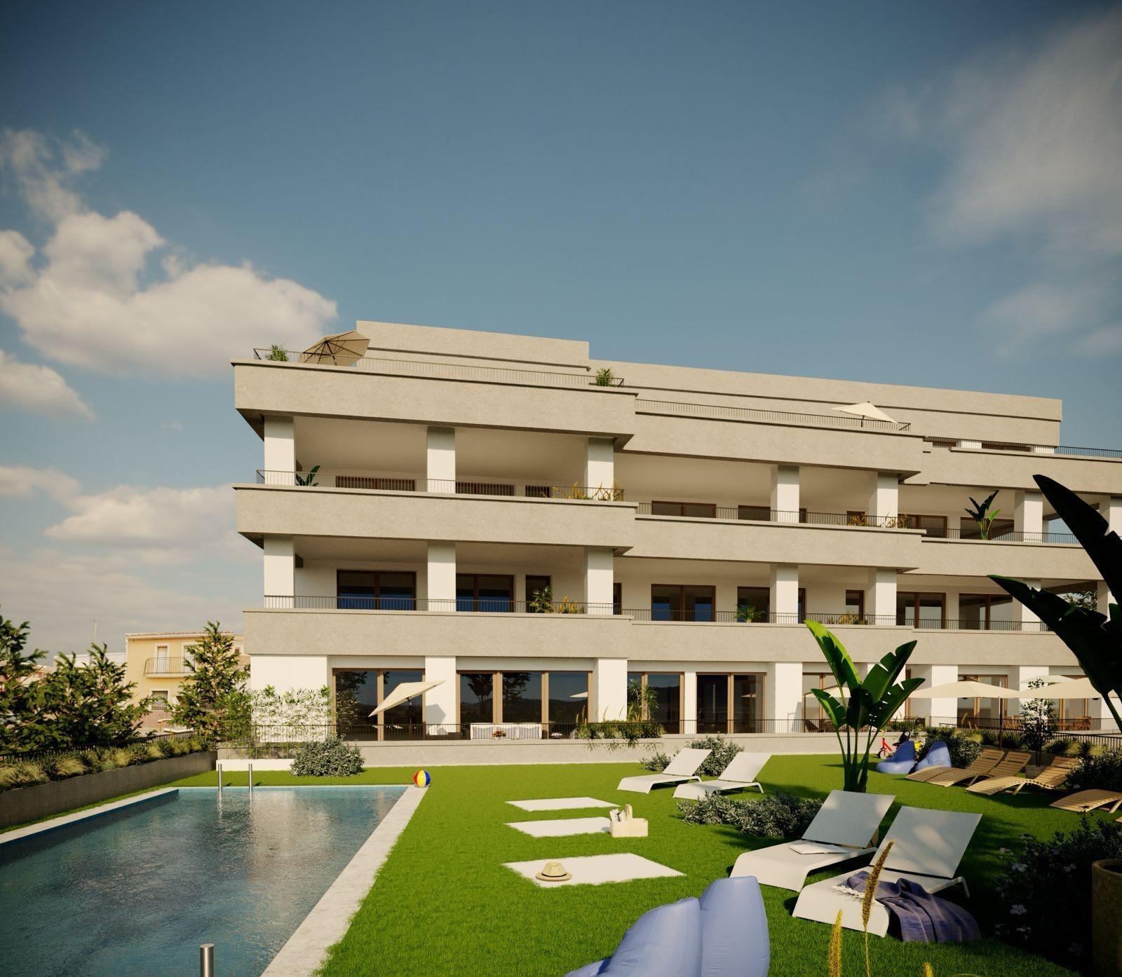 Exclusive New Build Apartments with Views of the Vineyards in Hondón de las Nieves — Hondón de las Nieves
