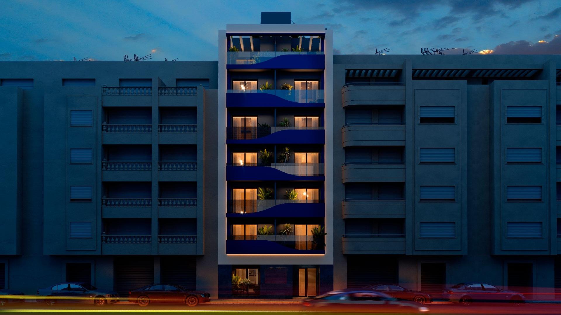 New Build Apartments 200 Metres from the Sea in Torrevieja — Torrevieja