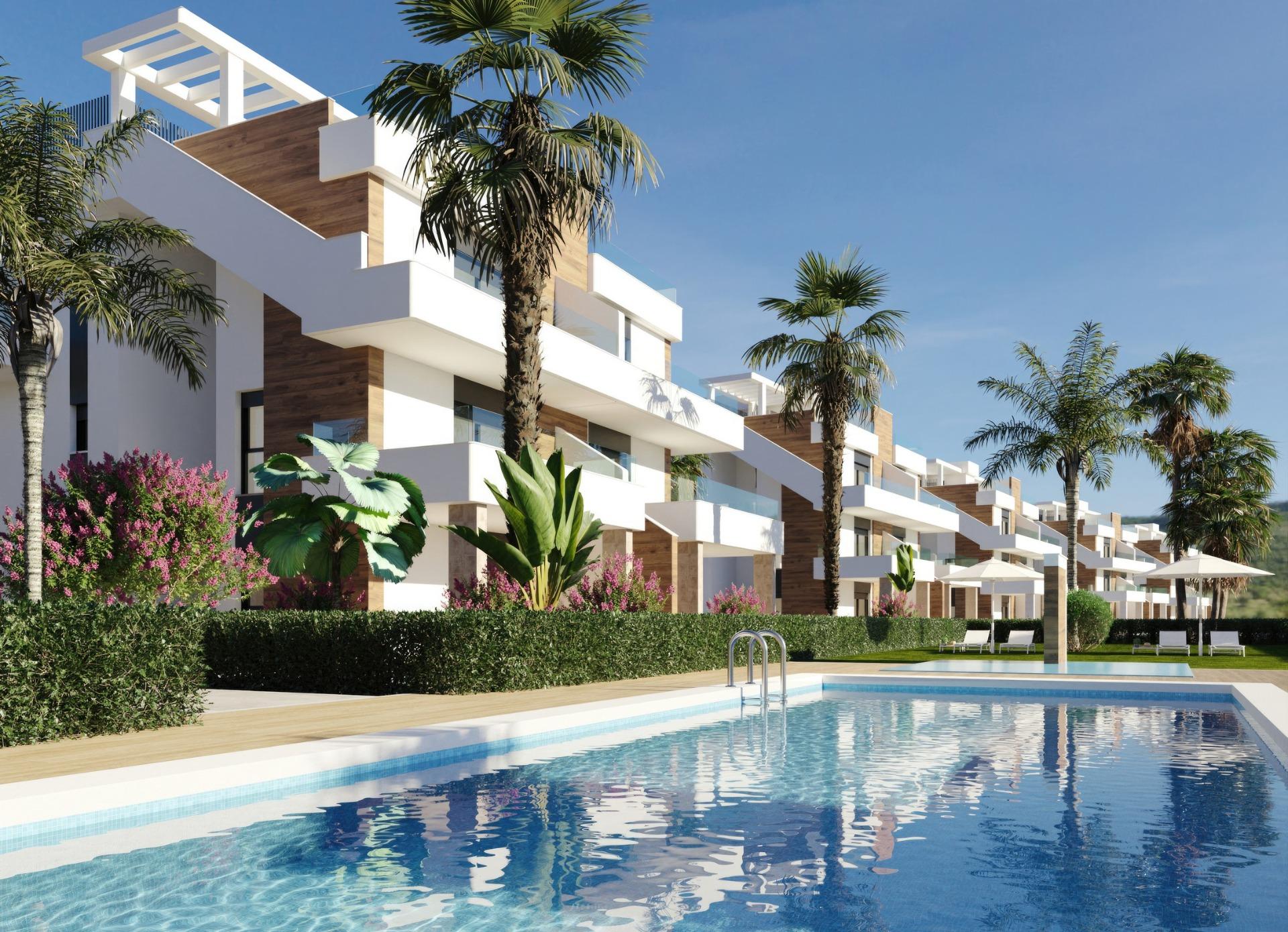 New Build Apartments in Hacienda del Álamo Golf Resort, Murcia — Fuente Álamo