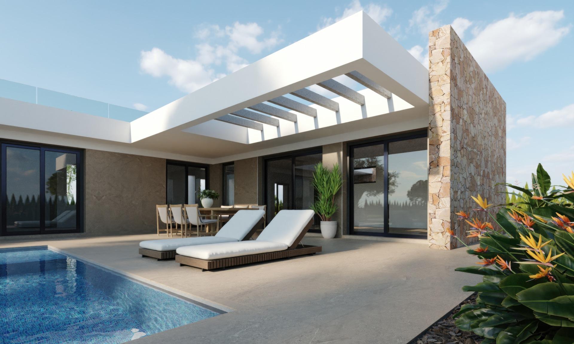 New Build Villas in Hacienda del Álamo Golf Resort, Murcia - photograph 3
