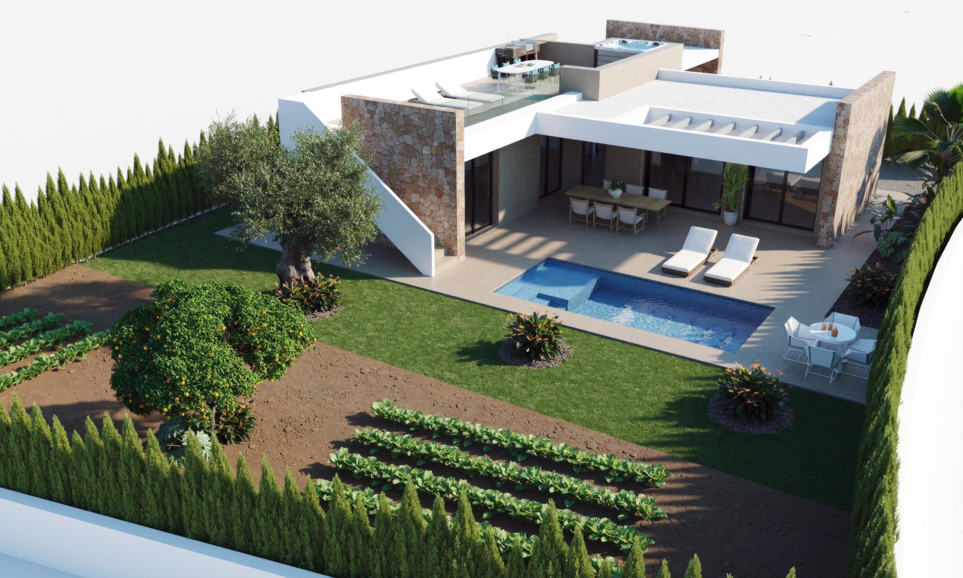 New Build Villas in Hacienda del Álamo Golf Resort, Murcia - photograph 4
