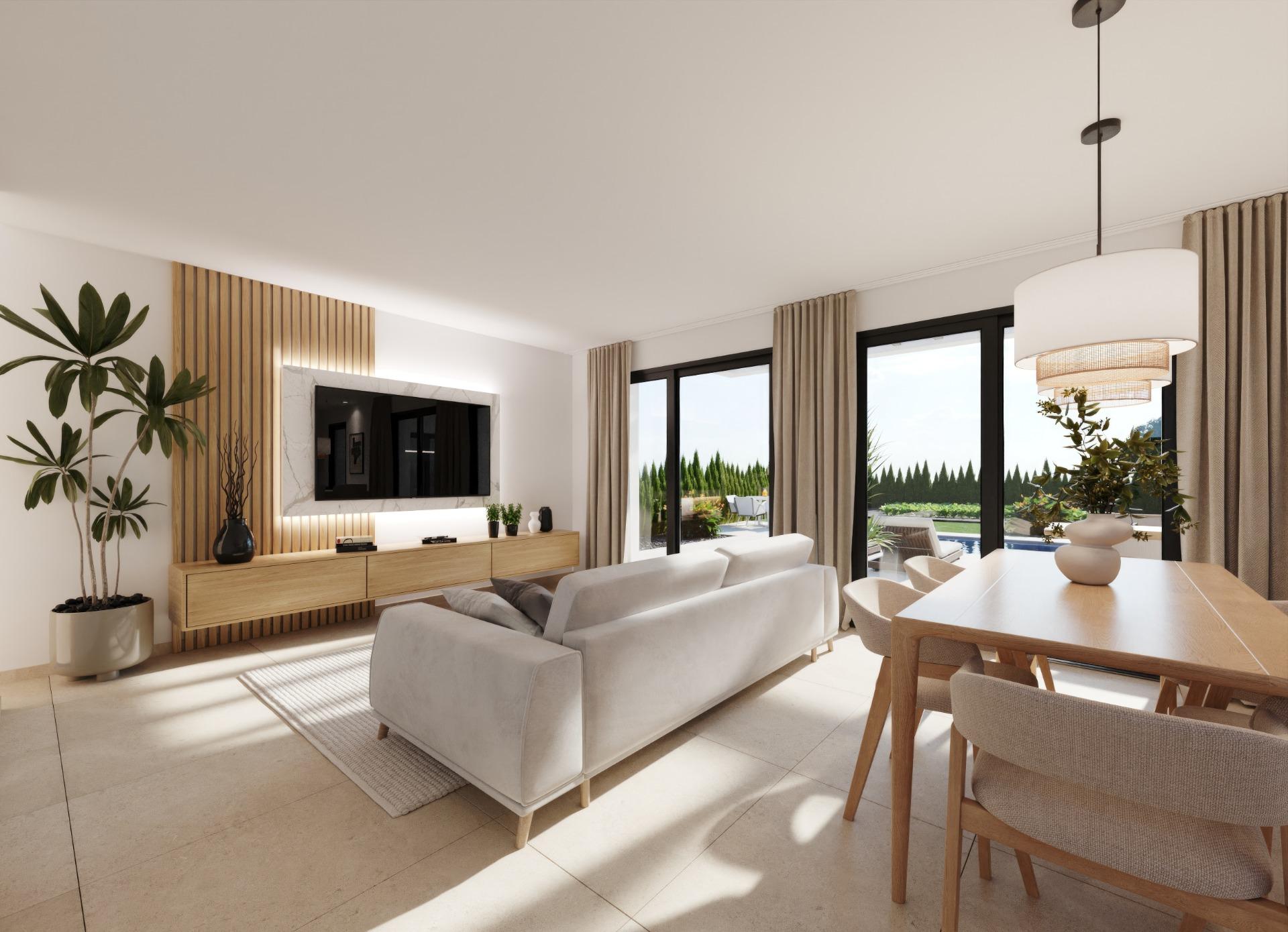 New Build Villas in Hacienda del Álamo Golf Resort, Murcia - photograph 5