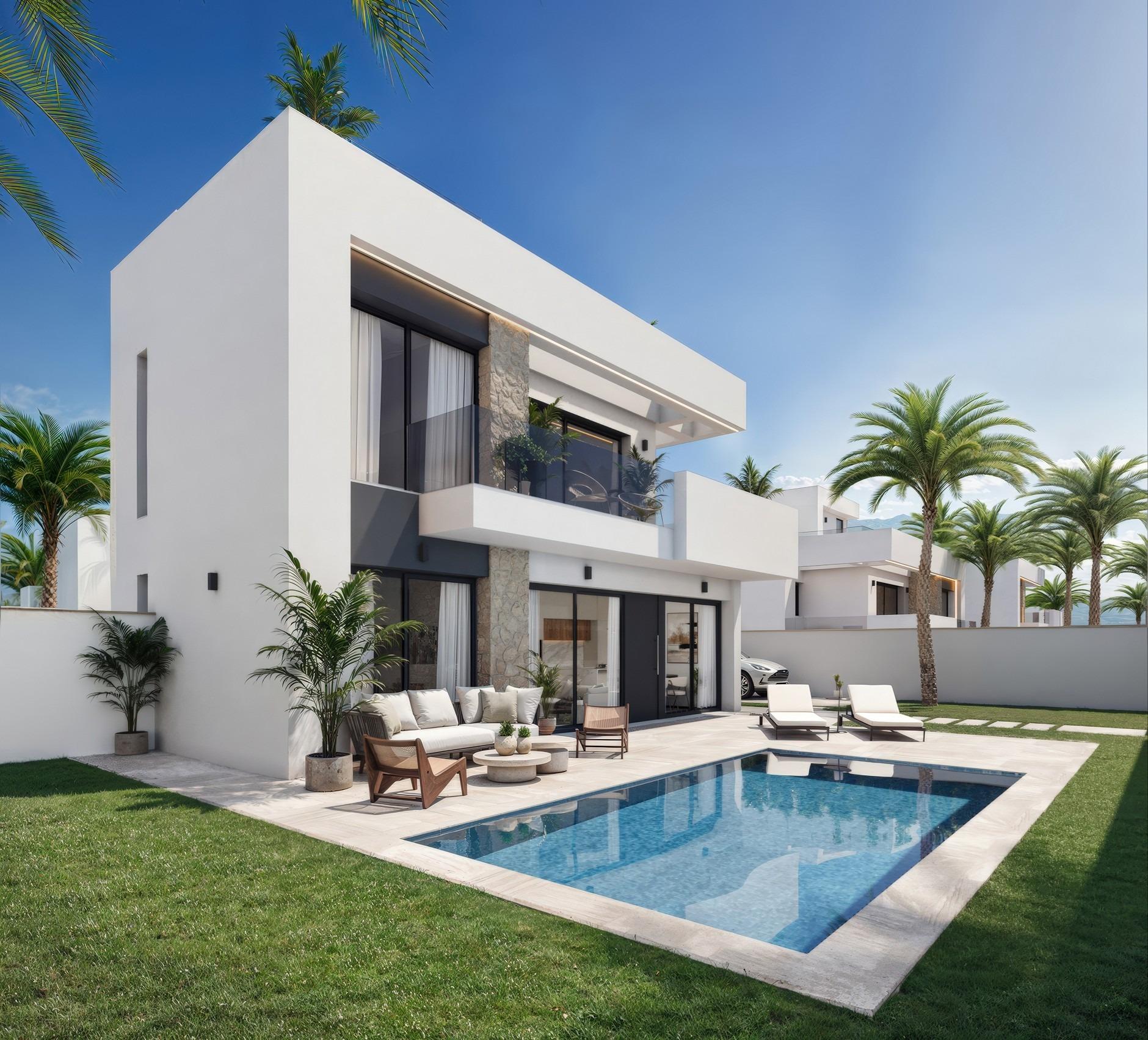 New Build Luxury Villas in Santa Rosalía Lake and Life Resort — Torre Pacheco