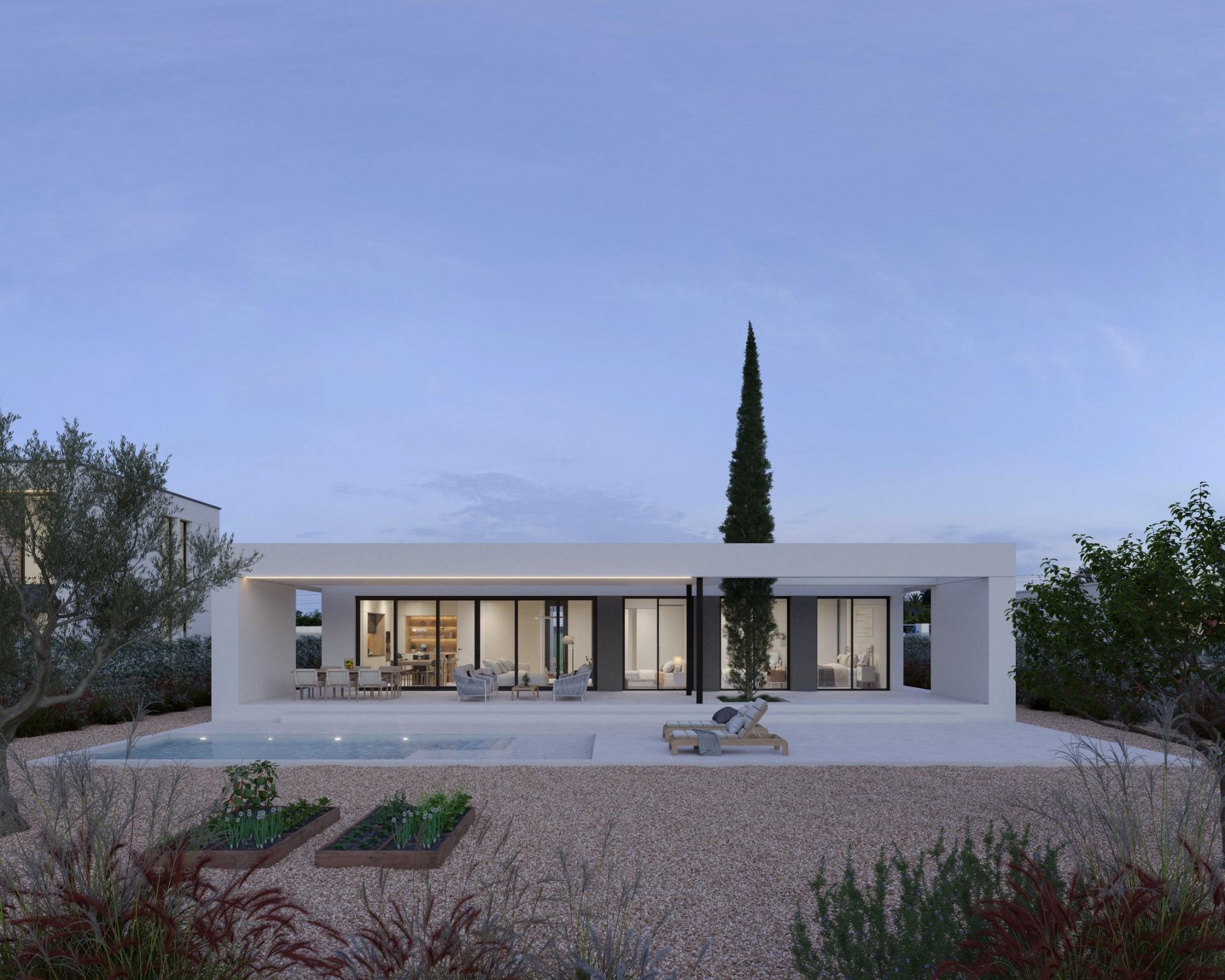 Exclusive Frontline Golf Villas in Hacienda del Álamo, Costa Cálida — Fuente Álamo
