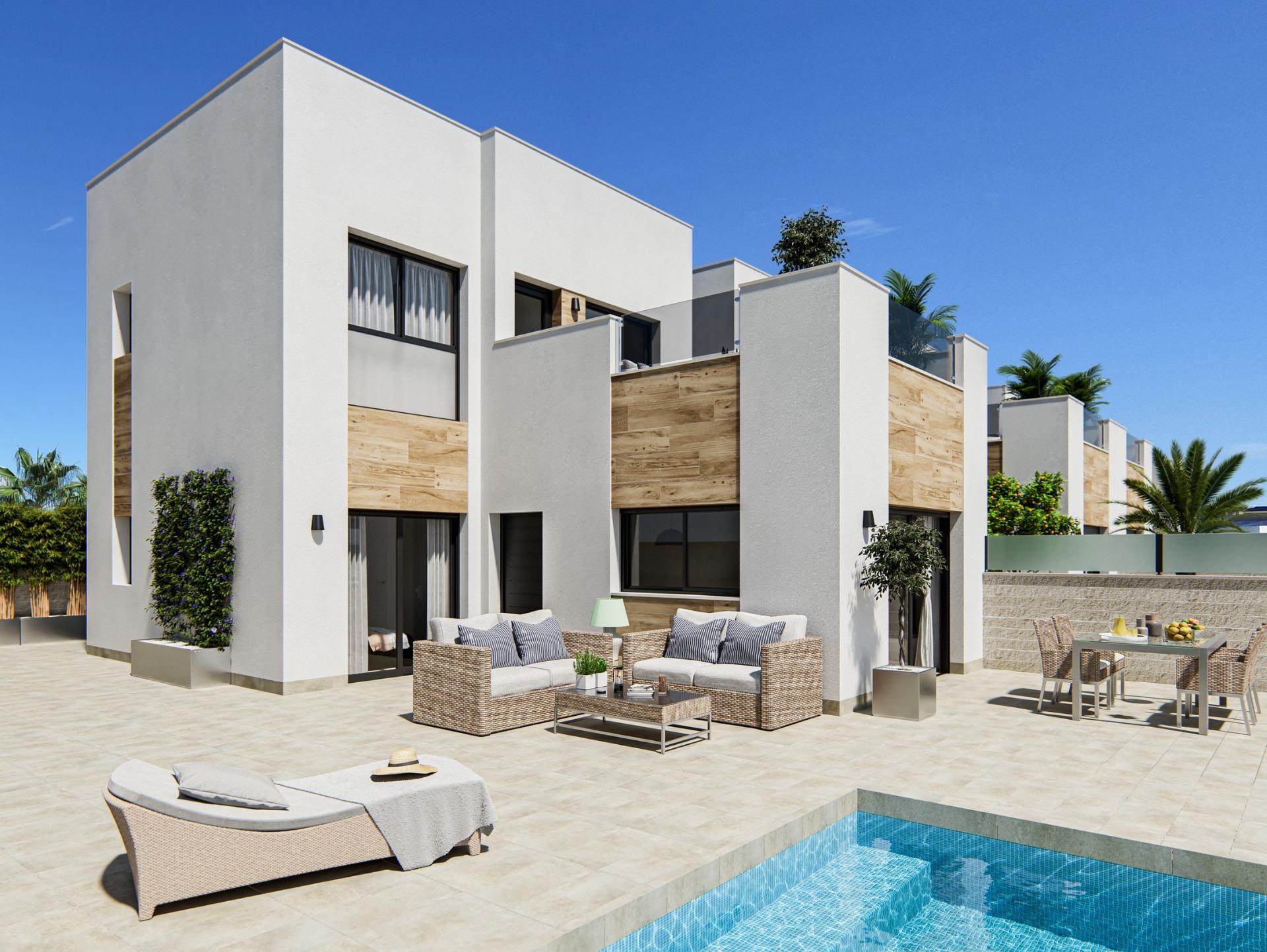 New Build Villas with Private Pool in Oasis de la Marina, Costa Blanca — San Fulgencio