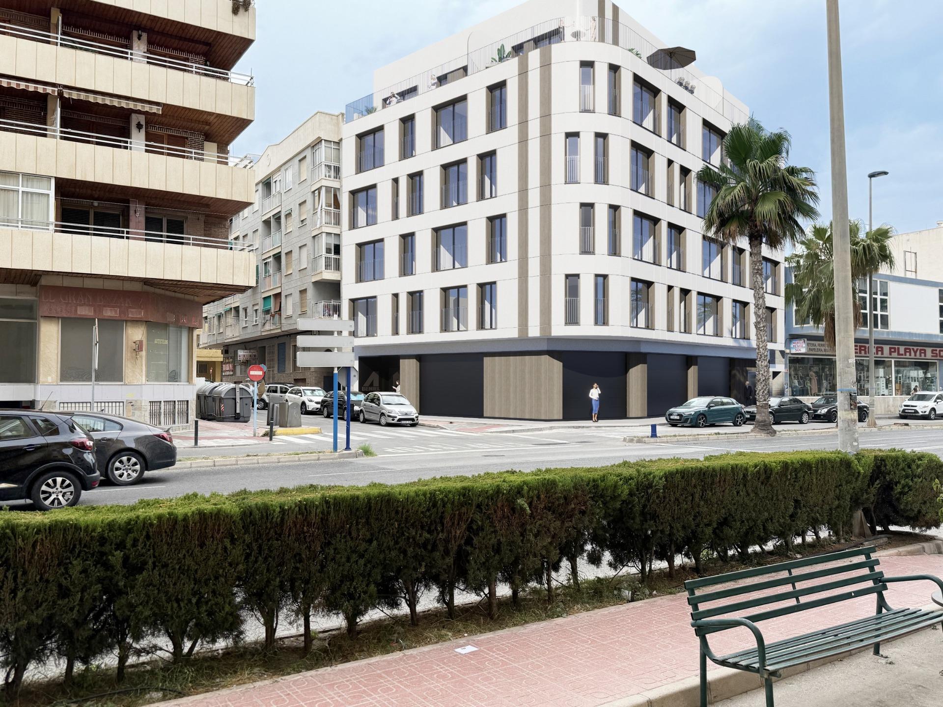 Stylish Residential Building 60 m away from El Acequion Beach at Torrevieja — Torrevieja