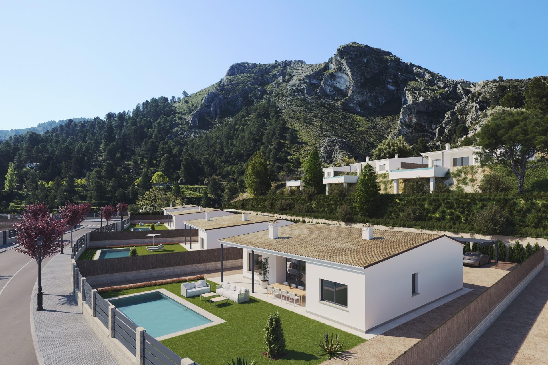 New Build Villas in Penáguila – Tranquility and Nature in the Heart of Sierra de Aitana, Alicante — Penaguila
