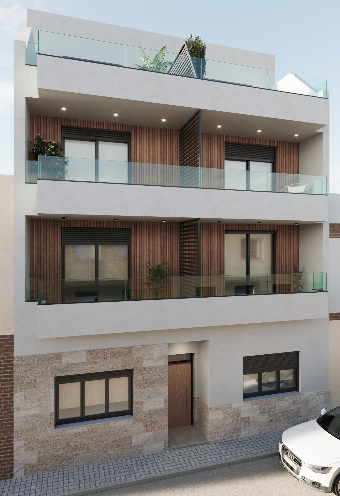 Modern, newly built apartments in the centre of Torrevieja, just 200 m from the sea — Torrevieja