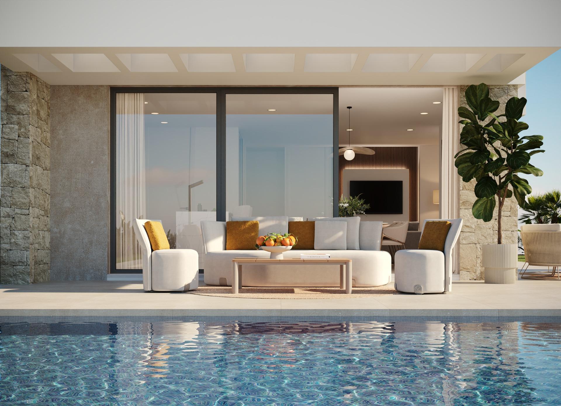 Villas modernes neuves avec vue sur la mer à Finestrat, Alicante — photograph 2