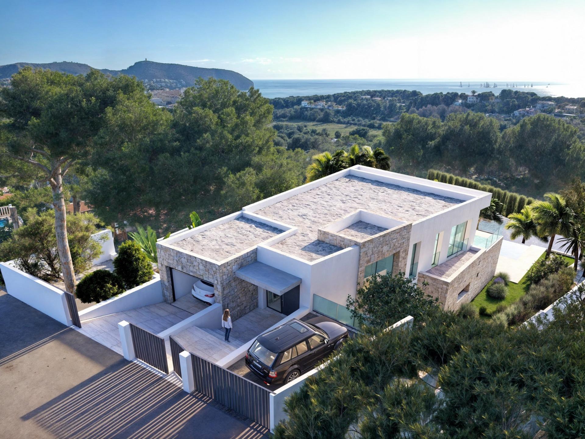 Luxe nieuwbouwwoning met uitzicht op zee in Moraira — photograph 2
