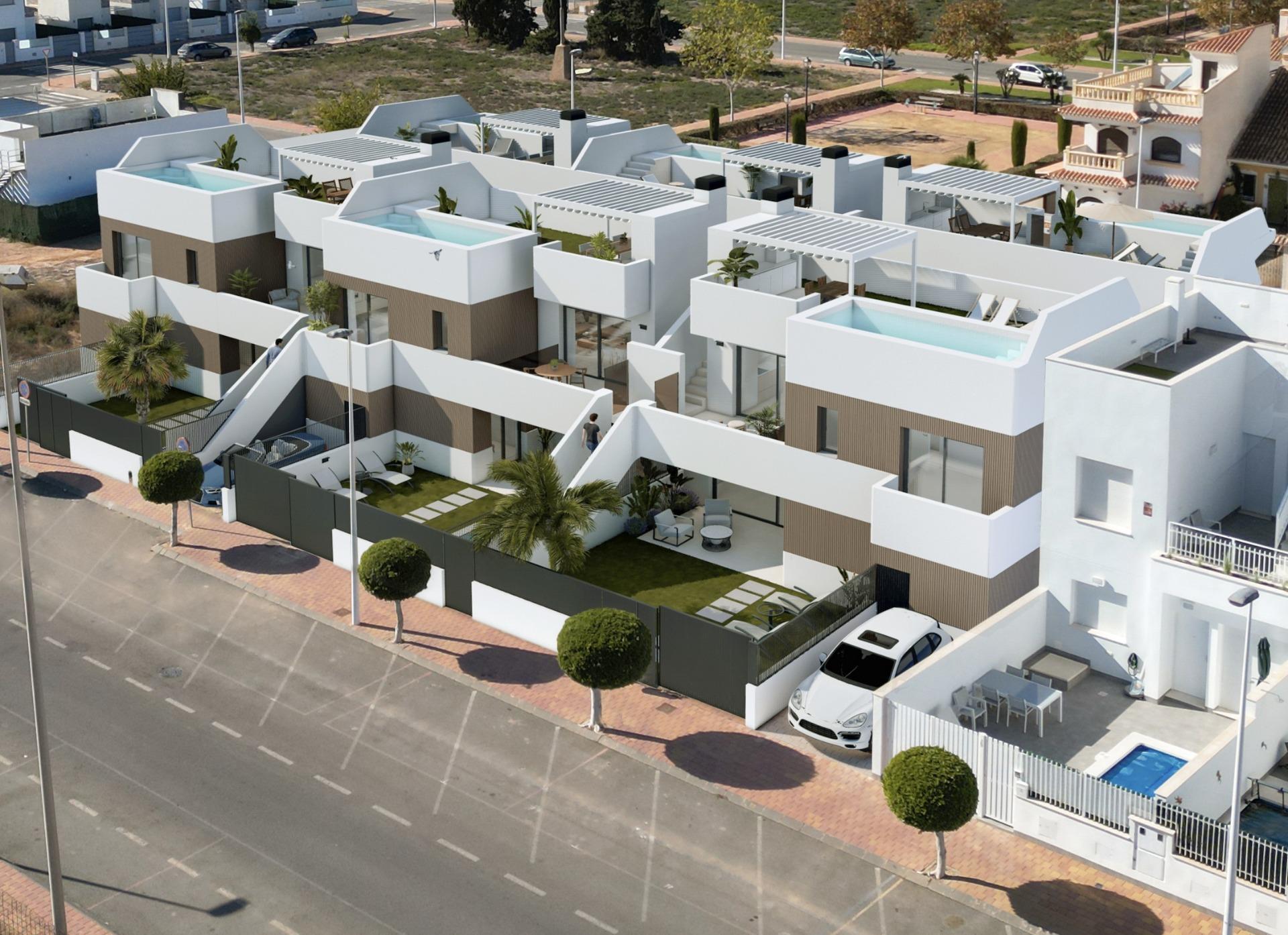 Neubau-Bungalows mit privatem Pool in San Pedro del Pinatar — photograph 2