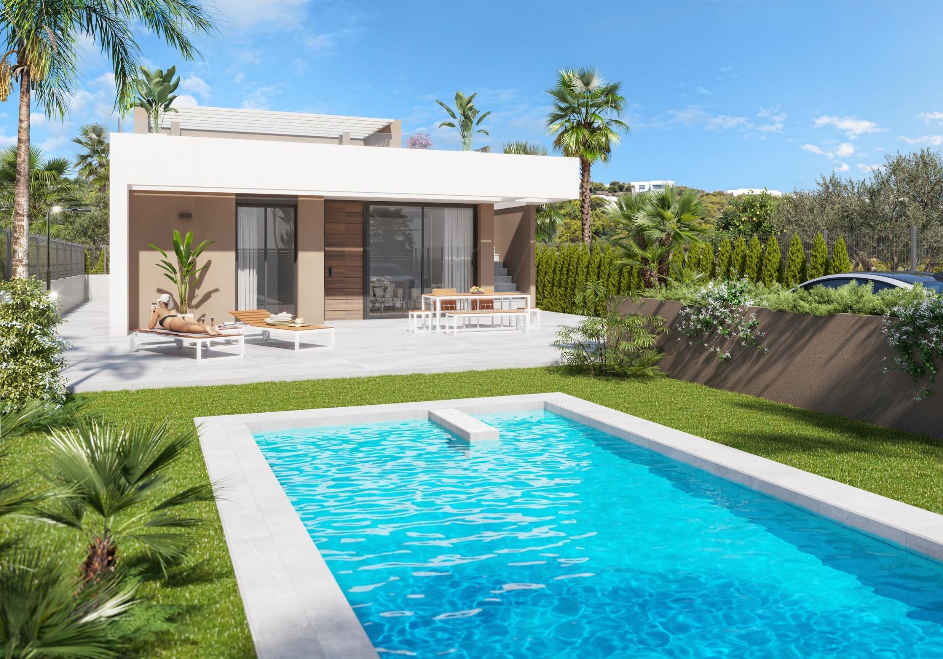 Newly built villas in Vera Playa, Almería: modern homes near the sea — Vera