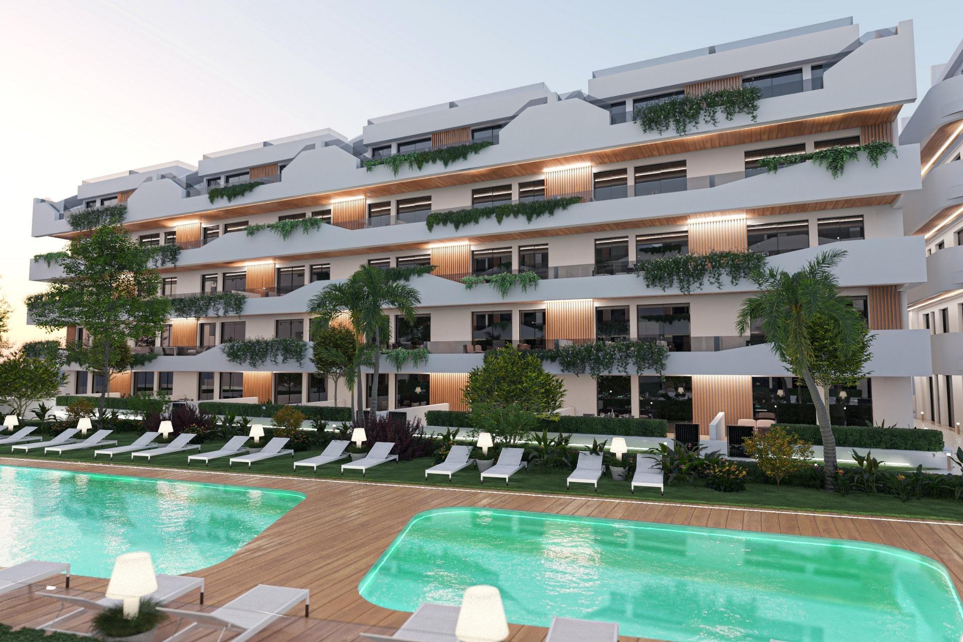 New Build Tourist Apartments in Santiago de la Ribera, San Javier – Just 750m from the Beach — San Javier
