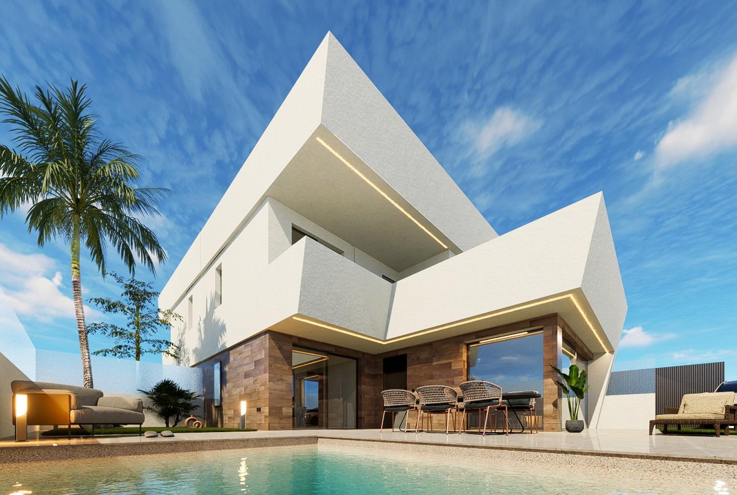 New Build Villas in San Pedro del Pinatar with Private Pool — San Pedro del Pinatar