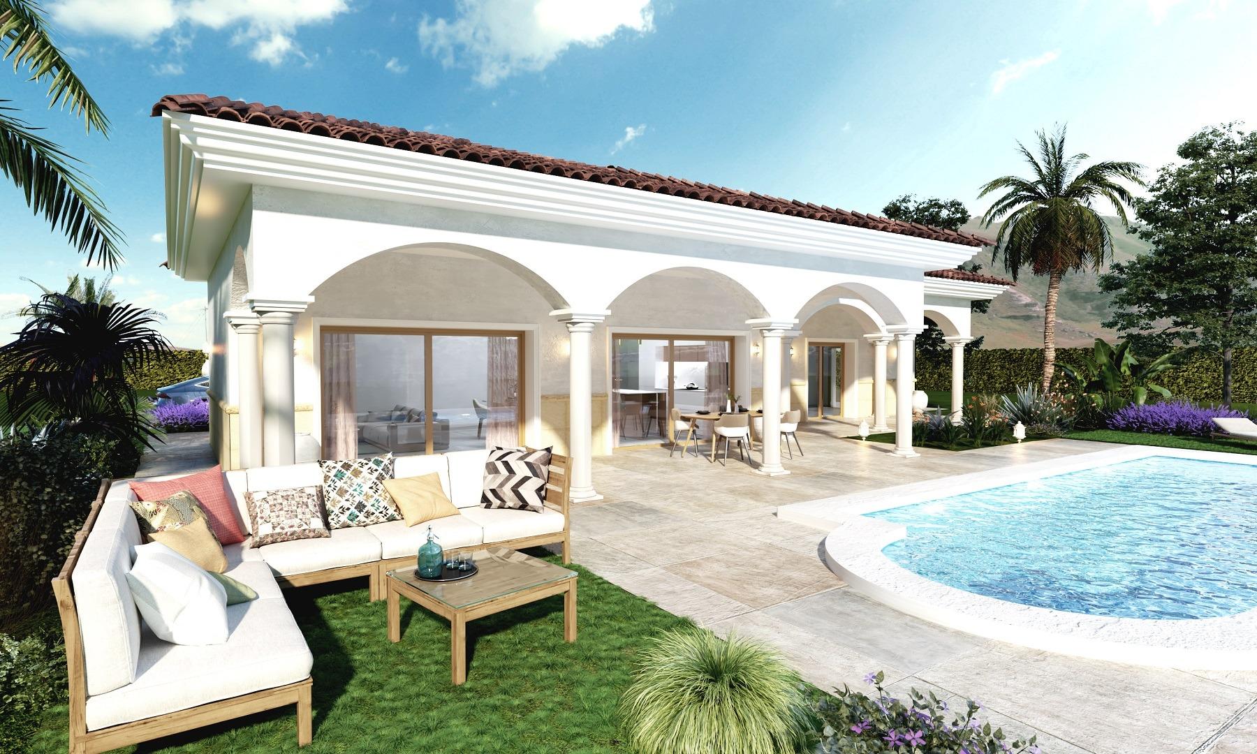 Nieuwbouwwoningen op grote rustieke percelen in Pinoso, Alicante — photograph 2