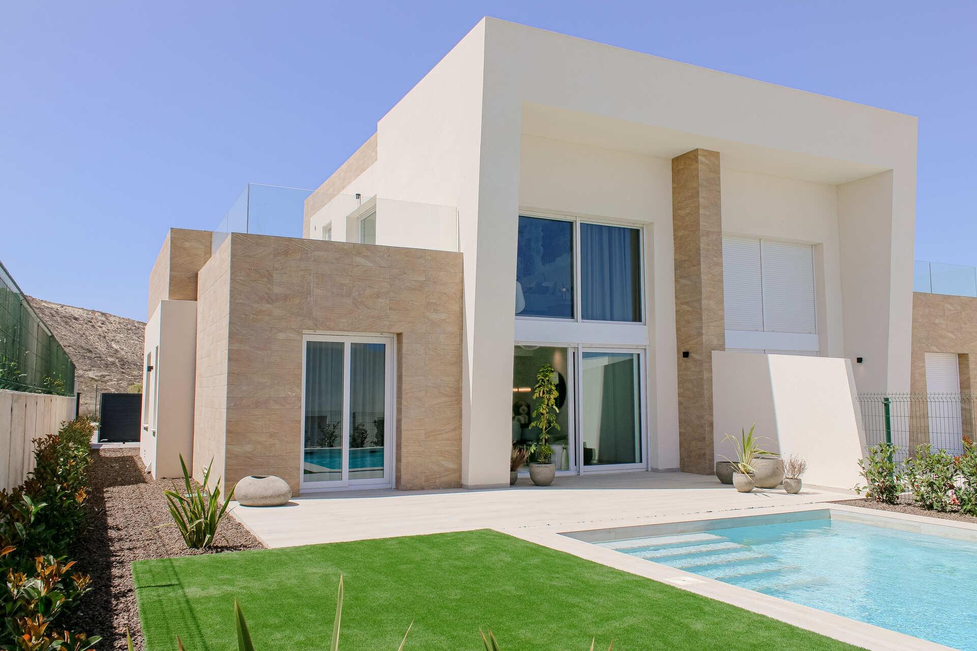 New Build Semi-Detached Villas with Private Pool in La Finca Golf Resort, Algorfa — Algorfa