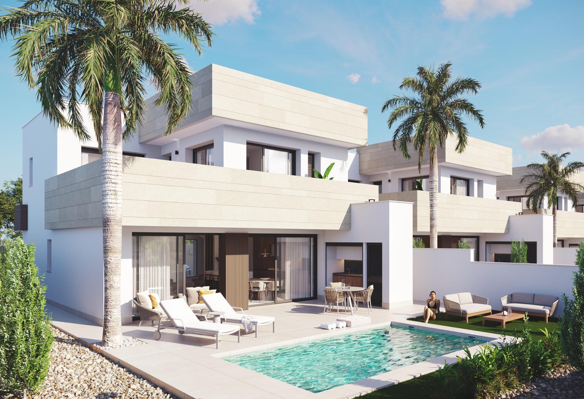 Modern New Build Villas Near the Beach in Santiago de la Ribera — San Javier