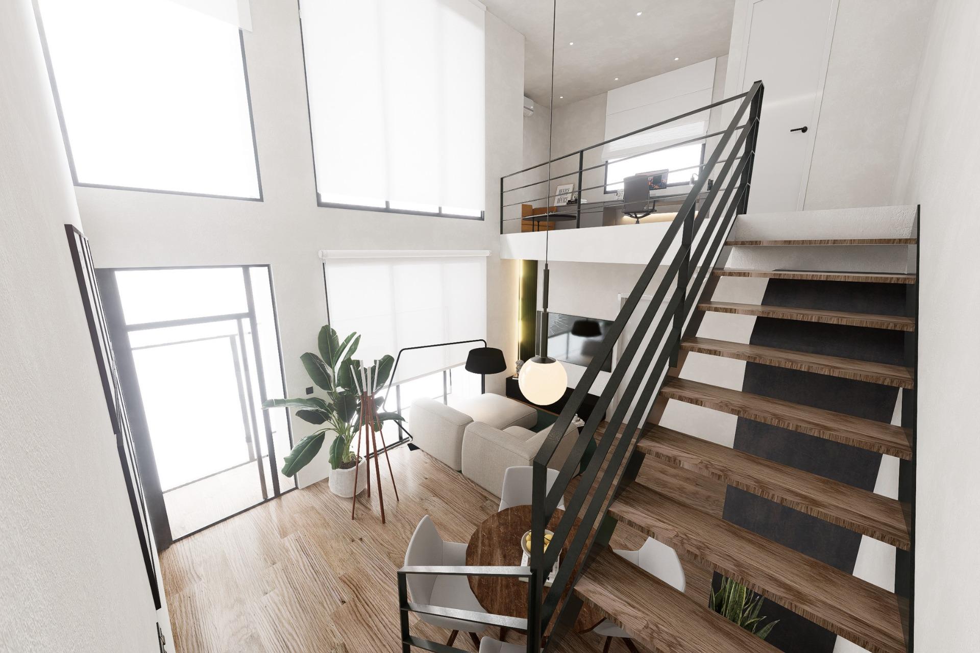 Modernos apartamentos dúplex tipo loft en el corazón de Alicante — photograph 2