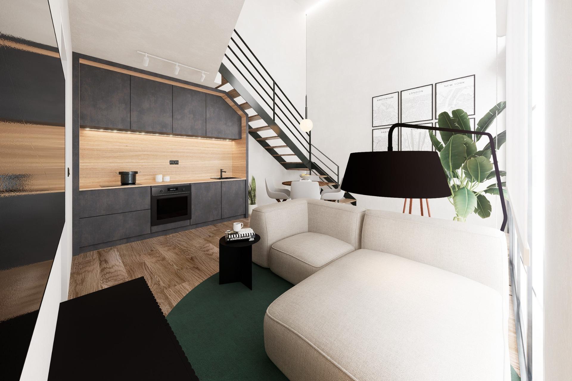 Modernos apartamentos dúplex tipo loft en el corazón de Alicante — photograph 3