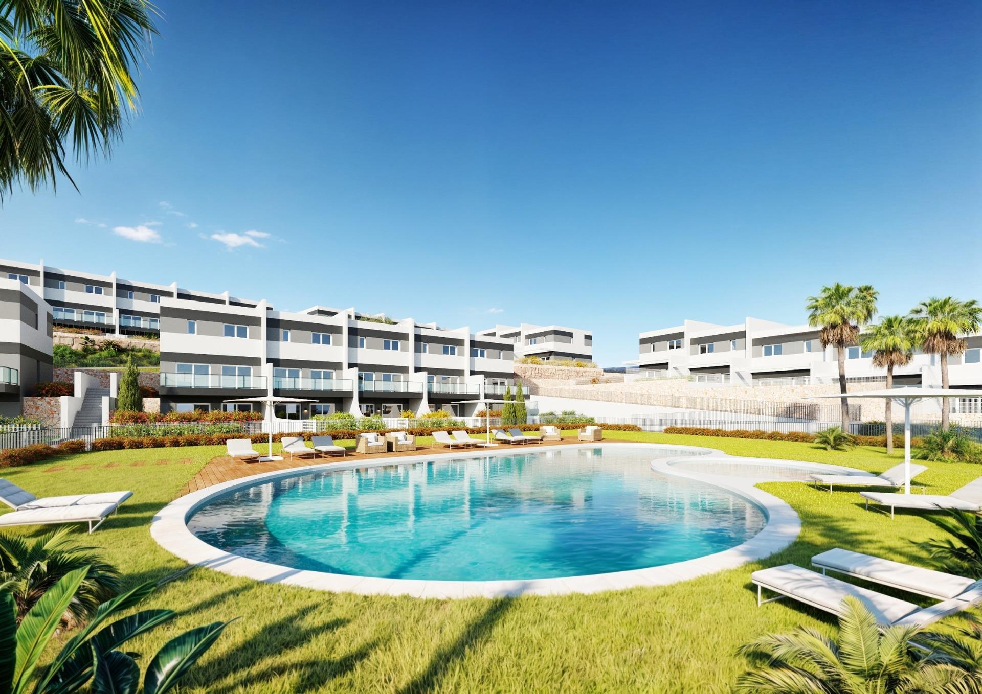 Modern 3 Bedroom Townhouses for Sale in Balcon de Finestrat Costa Blanca — Finestrat