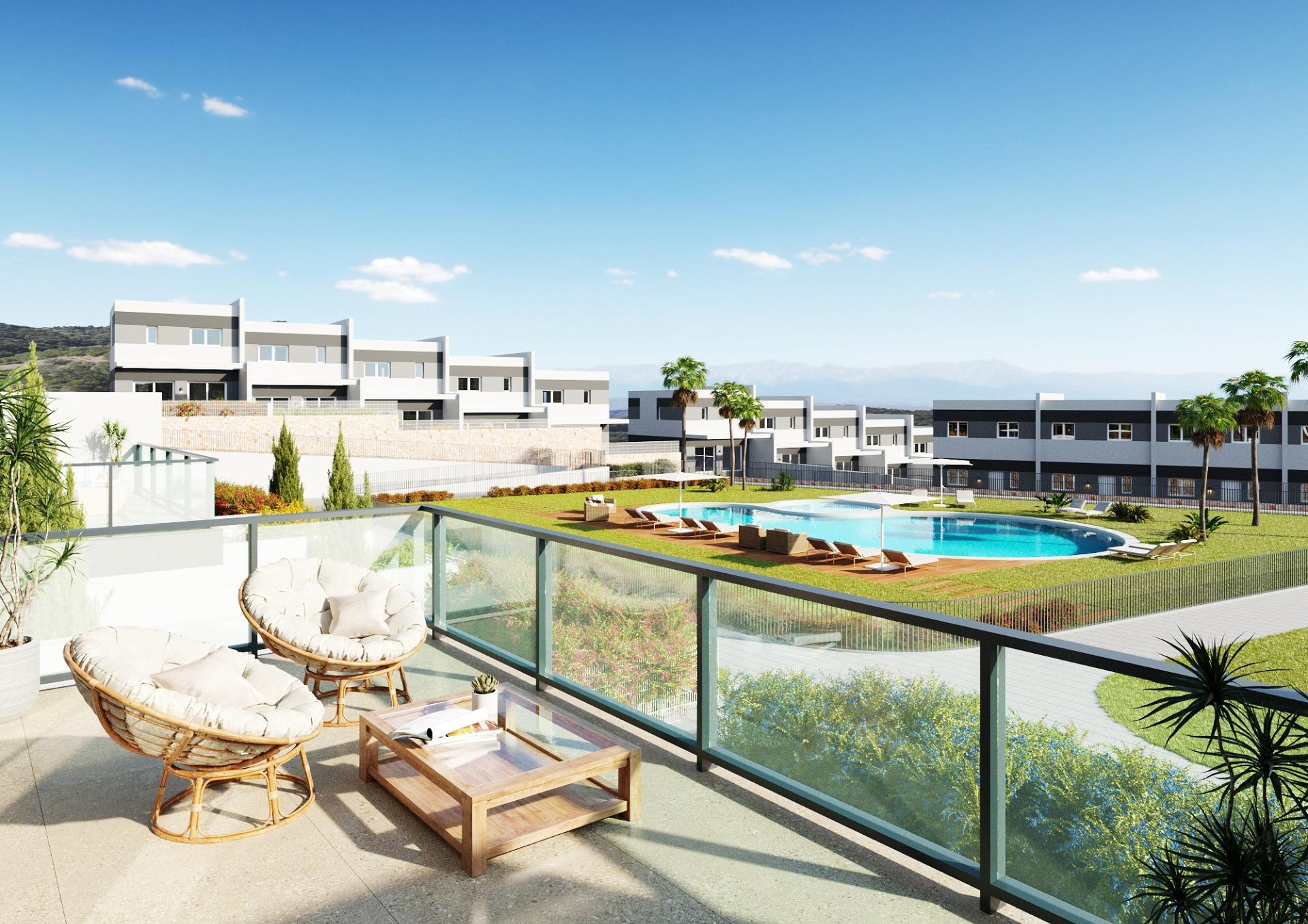 Modern 3 Bedroom Townhouses for Sale in Balcon de Finestrat Costa Blanca — Finestrat