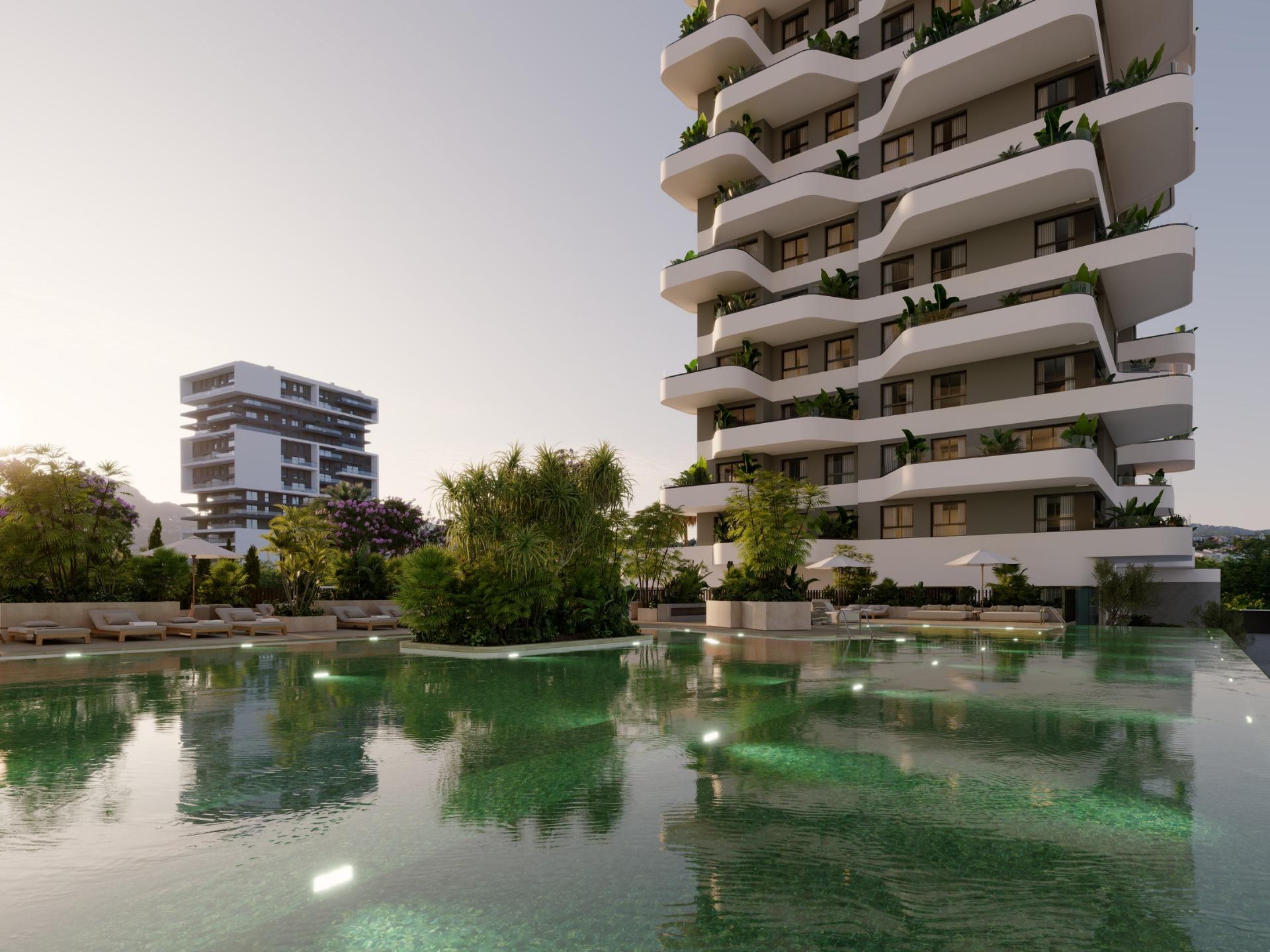 Modern New Build Homes in Calpe Just 450 m from Playa del Cantal Roig — Calpe