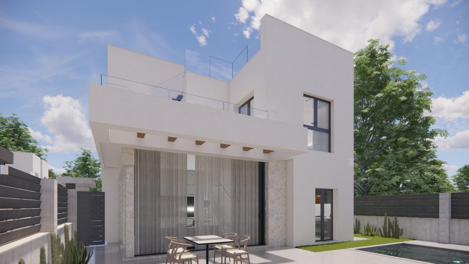 Modern New Build Villas in La Herrada Los Montesinos With Private Pool — Los Montesinos