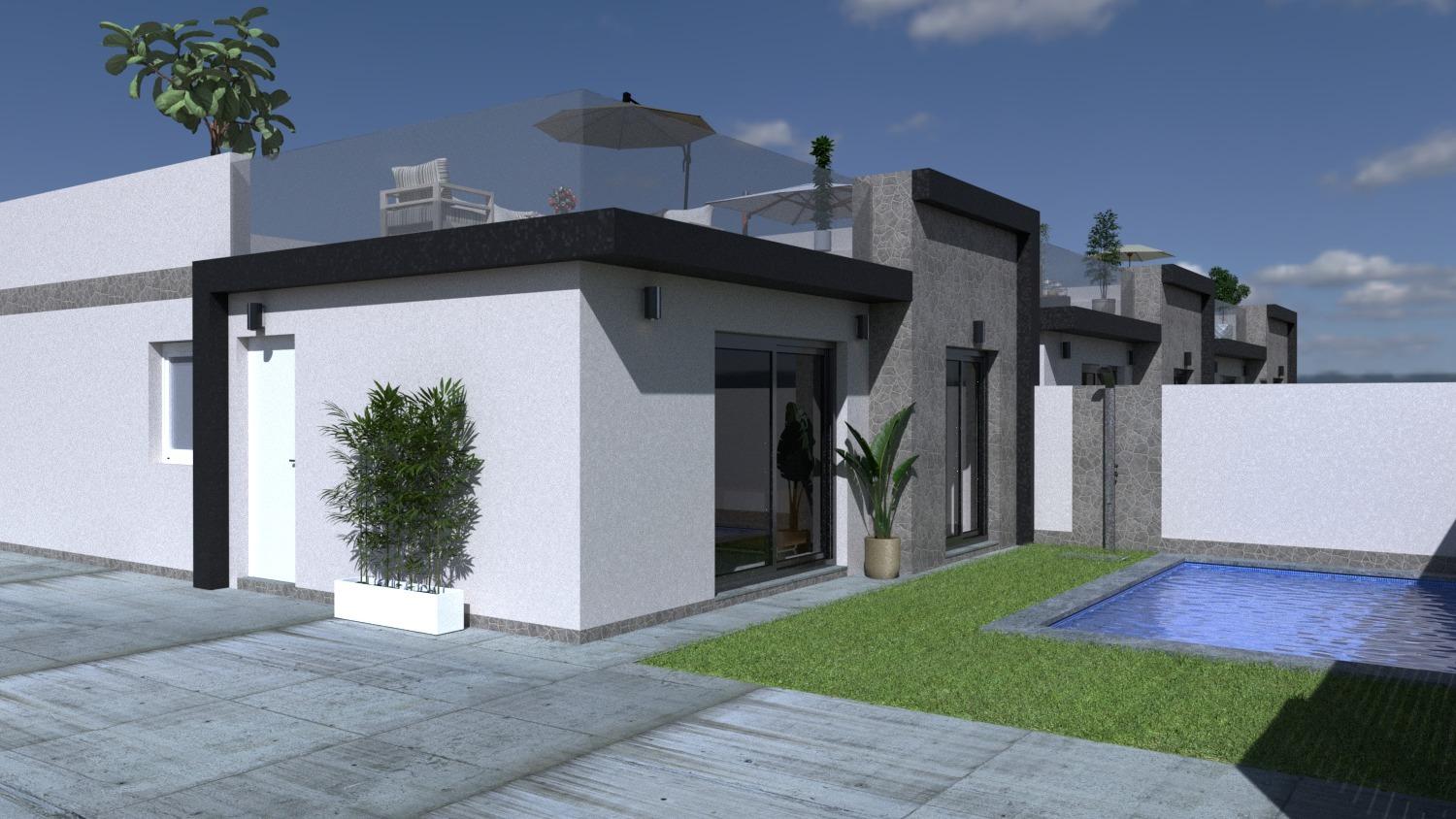 Luxury Single Level Villas with Private Pools in Balsicas, Murcia — Torre Pacheco