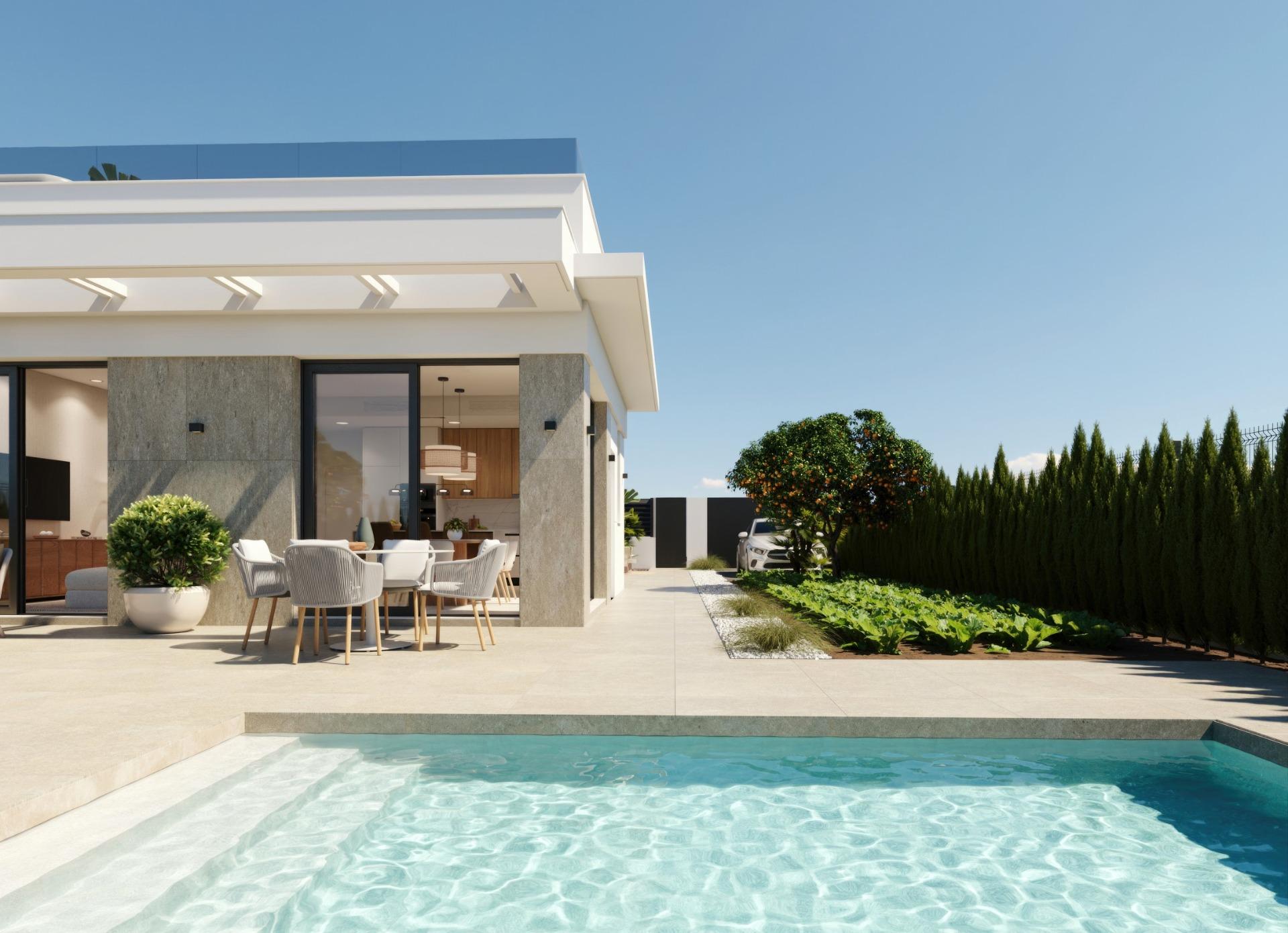 New Build Villas in Hacienda del Álamo Golf Resort, Murcia — Fuente Álamo