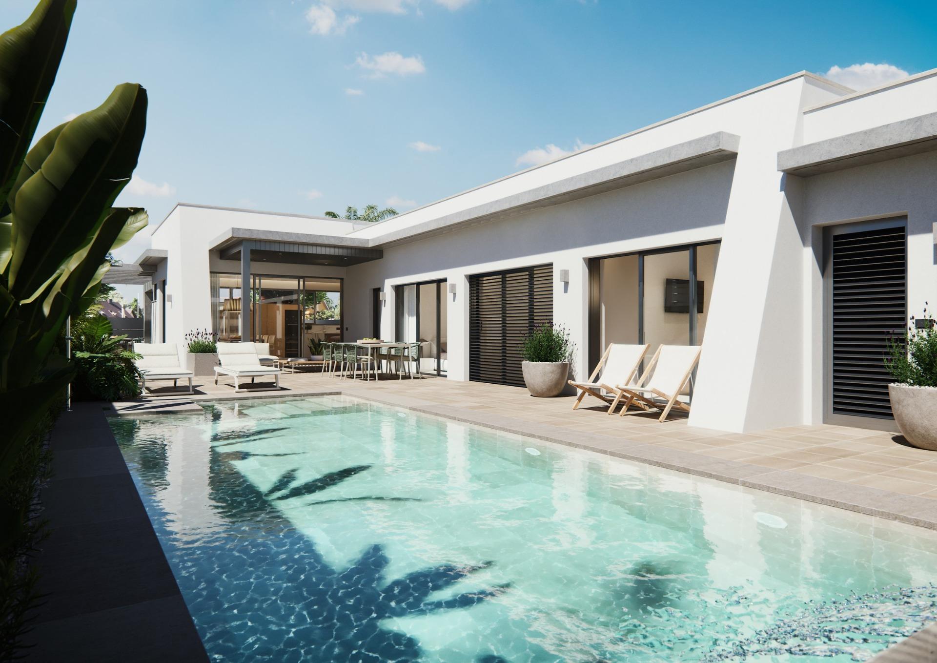 New Built Villa on a Floor — San Javier