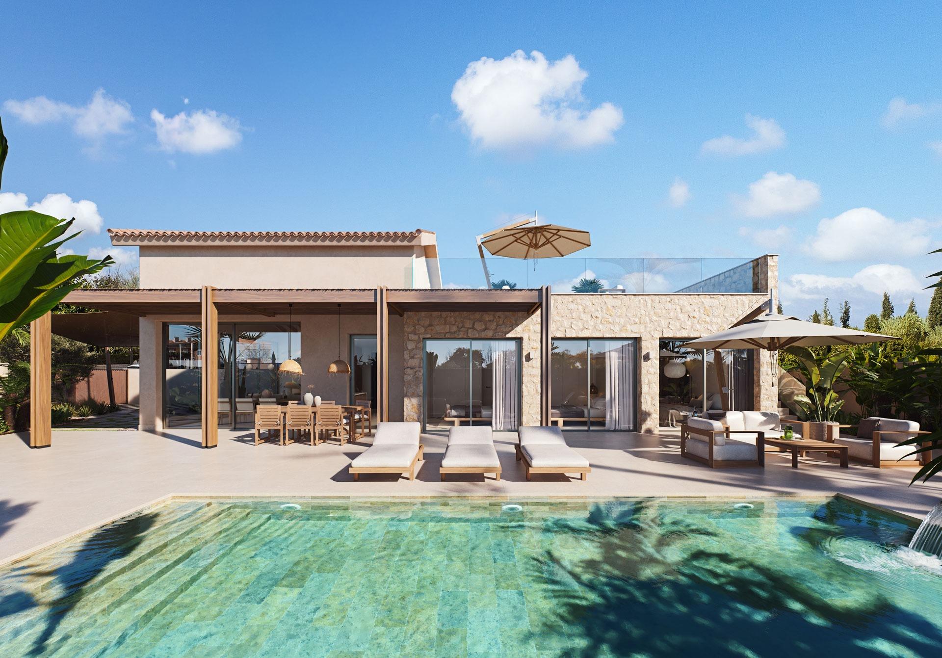 Villa moderna a solo 150 metros de la playa en Cabo de Palos, Costa Cálida — photograph 2