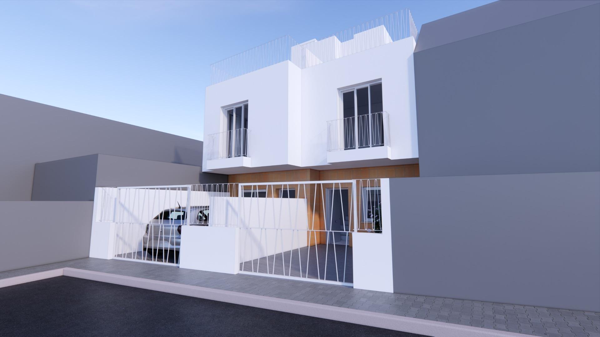 New Build Townhouses 50 m from the Beach in La Azohia Cartagena — Cartagena