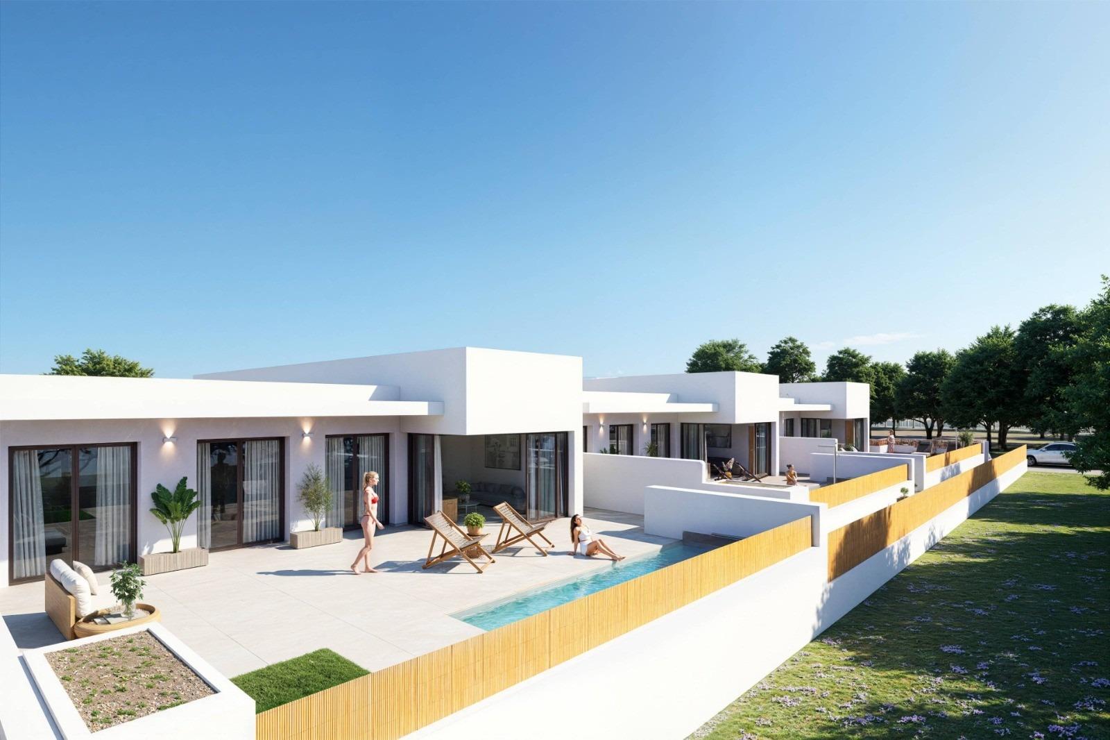 New Build Ibiza Style Townhouses in Dolores Costa Blanca — photograph 3